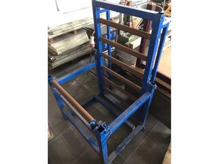 Met stalen rollen Rollenbaan, blauw